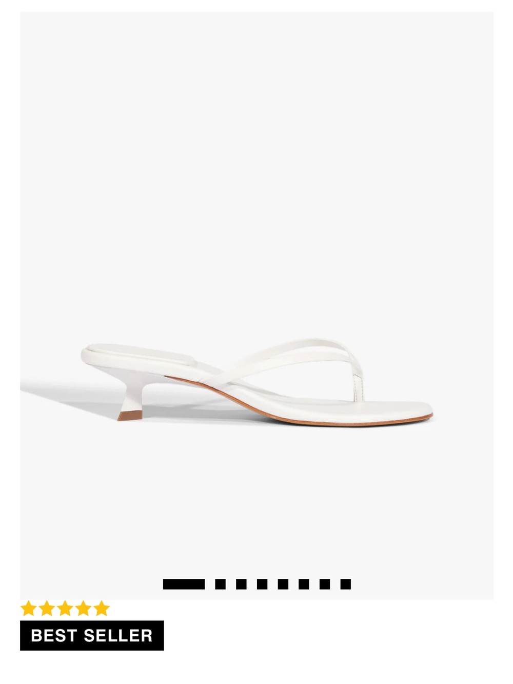 schutz carolyn white kitten thong sandal
